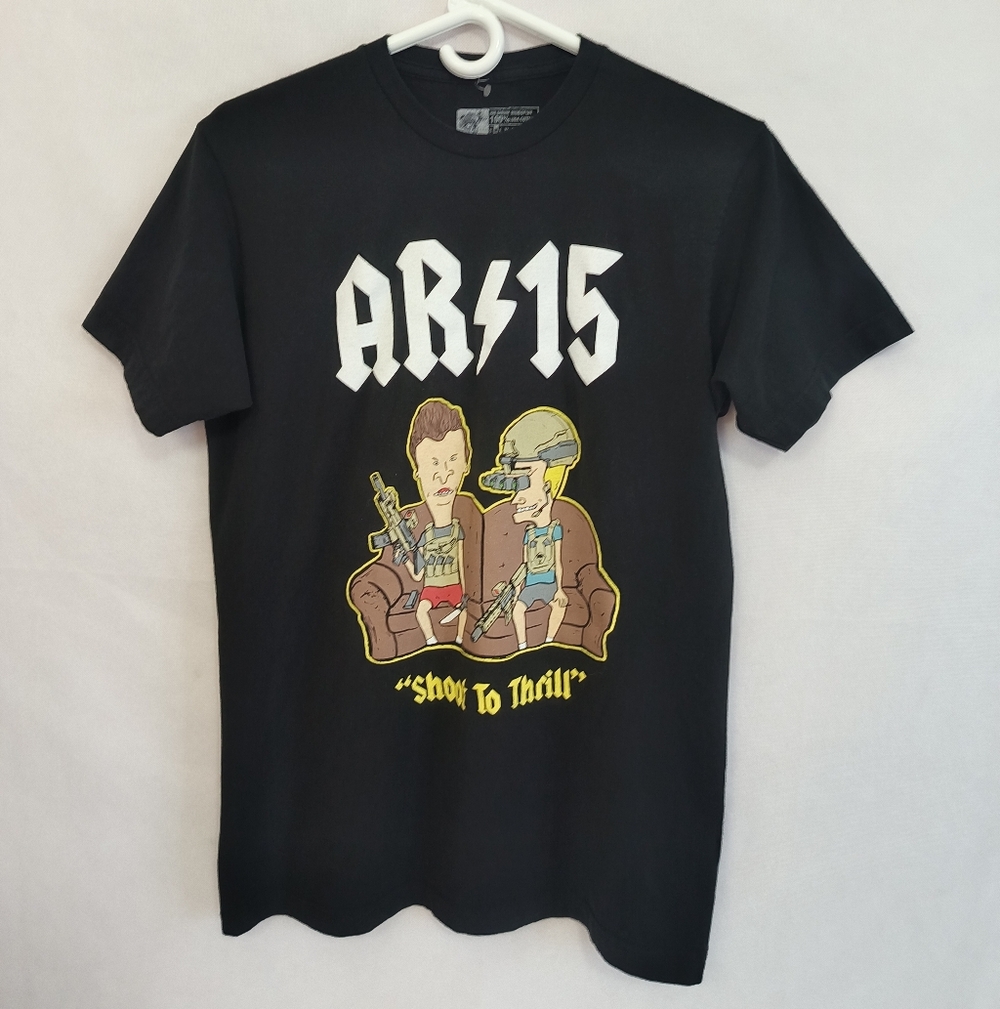 Beavis And Butthead Graphic Short Sleeved T Shirt Men's Medium
